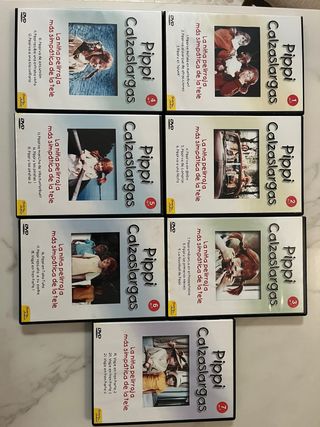 Colección Pippi Calzaslargas DVD (7 Discos)