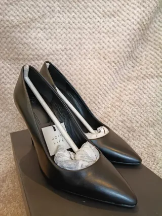 Zapato Tacón Piel Massimo Dutti