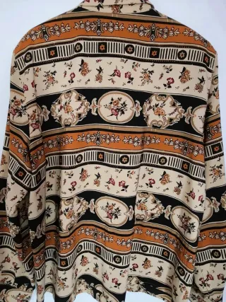 Camisa Burberrys Beige y Naranja