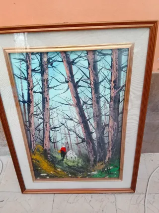 Quattro dipinti olio artista BITTI