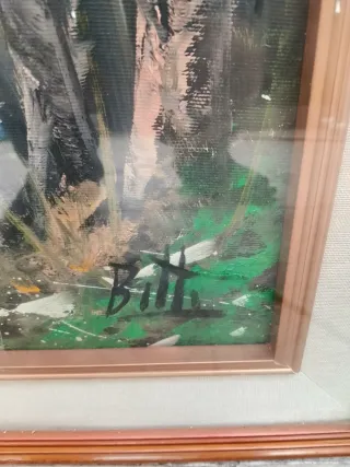 Quattro dipinti olio artista BITTI