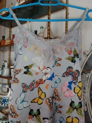 2 Tops Verano Mariposas Talla Única