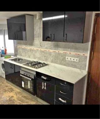 Muebles de Cocina Madera y Metal