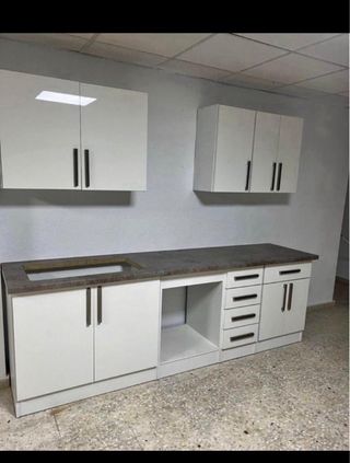 Muebles de Cocina Madera y Metal