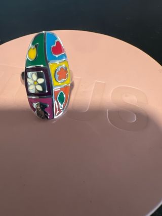 Anillo Tous Multicolor Plata