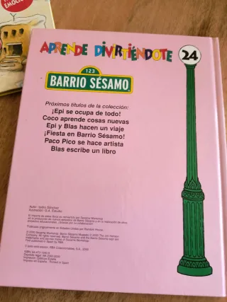 Lote Libros Infantiles Barrio Sésamo