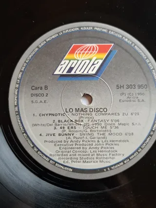 Vinilo Lo Mas Disco - Compilatorio Dance