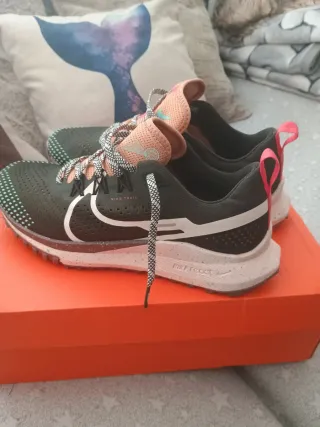 Zapatillas Nike Pegasus 4 Trail Verde/negro