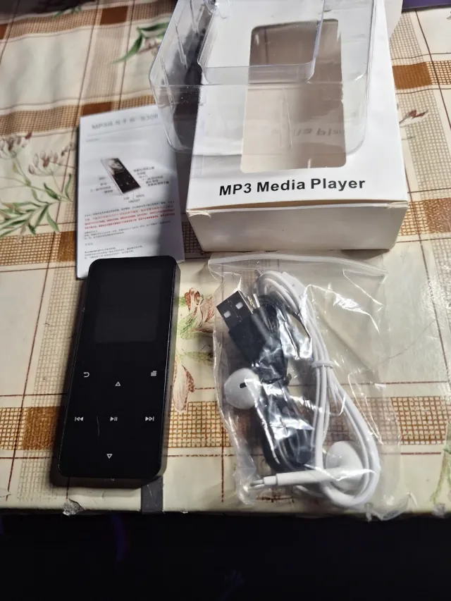 Reproductor MP3 Táctil Negro