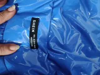 Chaqueta Shein azul brillante