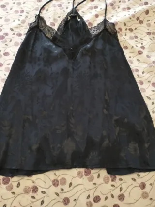 Lencero azul con encaje.muy bonito