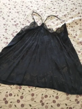 Lencero azul con encaje.muy bonito