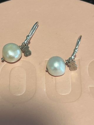 Pendientes Tous Perla y Plata