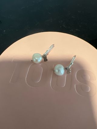 Pendientes Tous Perla y Plata