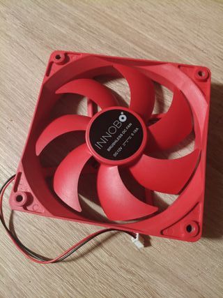 Ventilador PC Rojo Innobo 120mm DC12V 0.18A