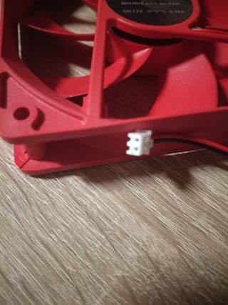 Ventilador PC Rojo Innobo 120mm DC12V 0.18A
