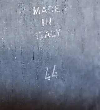 Stivali in pelle nera 45