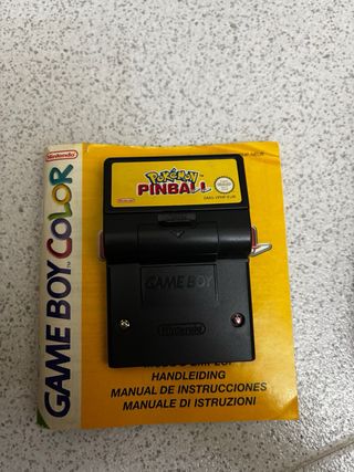 Pokemon Pinball Game Boy Color Caja y Manual