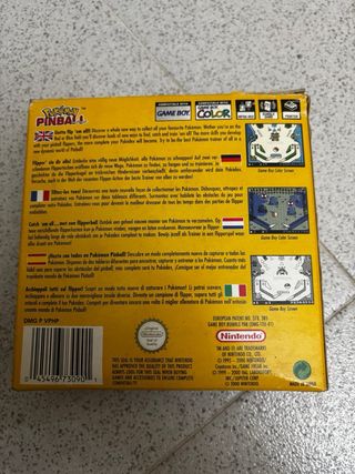 Pokemon Pinball Game Boy Color Caja y Manual