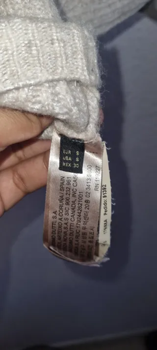 Jersey Massimo Dutti Beige Mujer