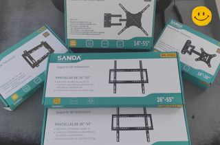 SOPORTES TV HASTA 85" Y MAX 50KG OJO AL ANUNCIO...