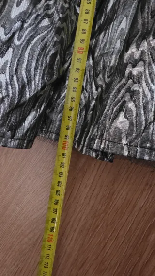 Vestido Vintage Fiesta Años 80 Negro/Plata