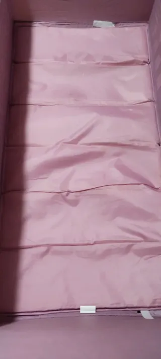 Cuna de viaje Asalvo rosa con jirafas