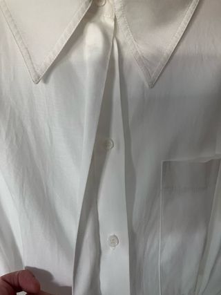 Camisa BIMBA Y LOLA entallada blanca talla M.