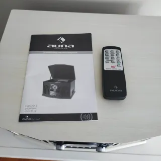 Tocadiscos Auna CD Radio Beige/Negro