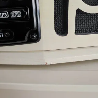 Tocadiscos Auna CD Radio Beige/Negro