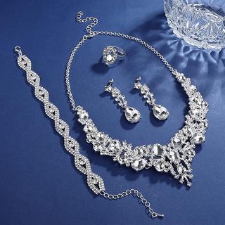 Juego de 5 pcs de Joyas para Novia o Dama de Honor