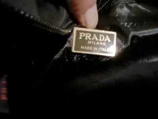 Bolso Prada Negro Nylon Mujer
