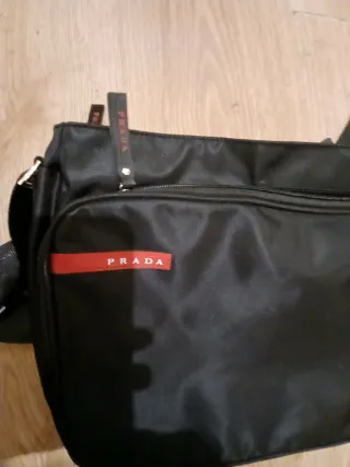 Bolso Prada Negro Nylon Mujer