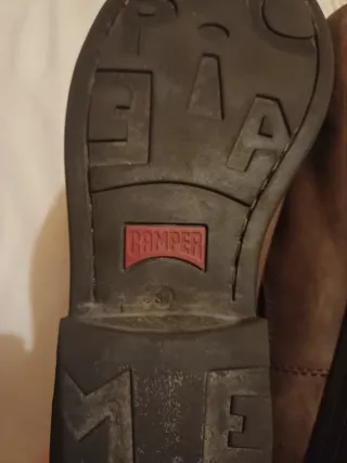 Botines Camper Marrones Unisex Piel