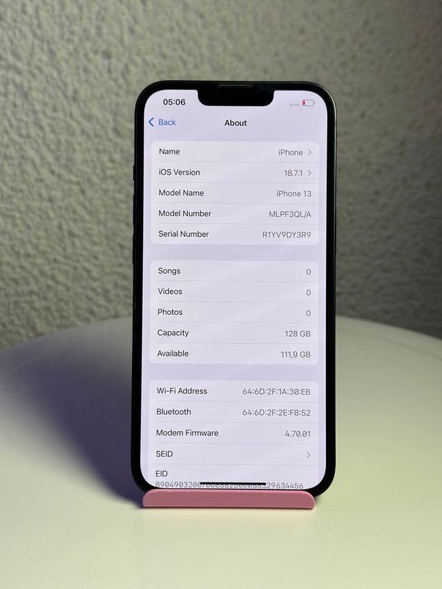 iPhone 13 128GB Nero/Blu Marina