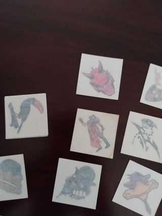 Lote 16 tatuagens removíveis Chipicao e Matutano