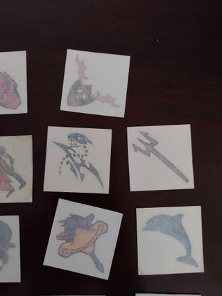 Lote 16 tatuagens removíveis Chipicao e Matutano