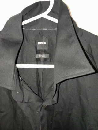 Camisa Hugo Boss Negra Hombre