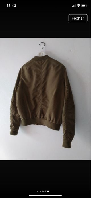 Blusão bomber verde militar