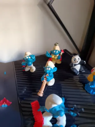 Lote figuras de Los Pitufos