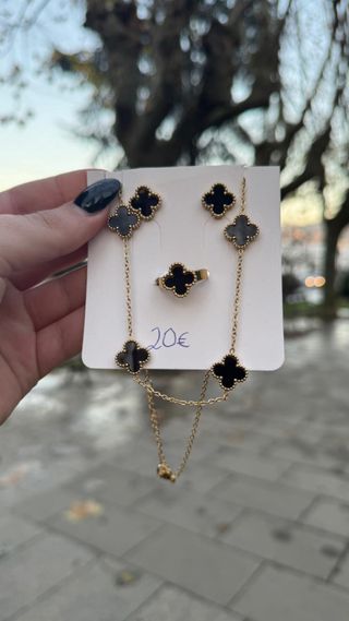 Cartier Anillo, Pendientes y Collar ultima Ud