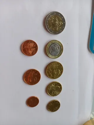 Lote monedas 1c-2€ Grecia 2003