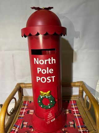 Portalettere Babbo Natale h55 cm