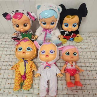 Lote de 6 Bebés Llorones