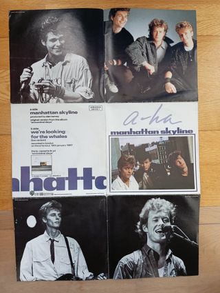 Vinilo 7 A-ha - Manhattan Skyline -POSTER