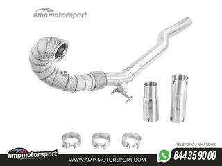 DOWNPIPE ALPHA COMPETITION PARA GOLF 7 R / S3 8V / LEON 3 CUPRA 4DRIVE - ANTITÉRMICO