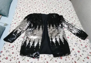 Vestido Chaqueta y Falda de fiesta de lentejuelas