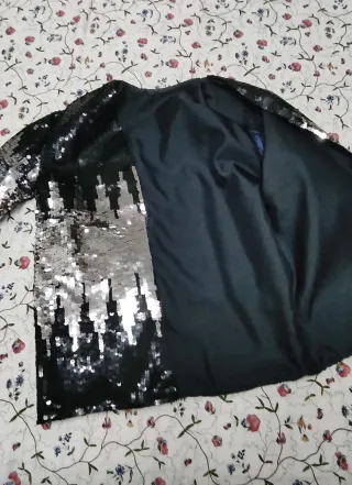 Vestido Chaqueta y Falda de fiesta de lentejuelas