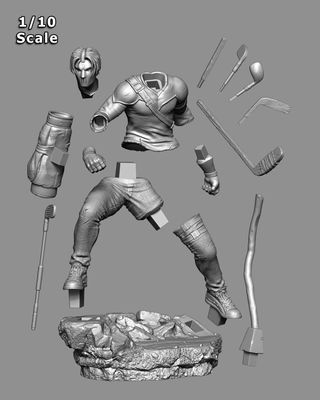 Casey Jones - Figura Tortugas Ninja L.A.F.