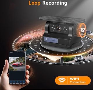 Cámara Solar WiFi Inalámbrica Trasera+ monitor